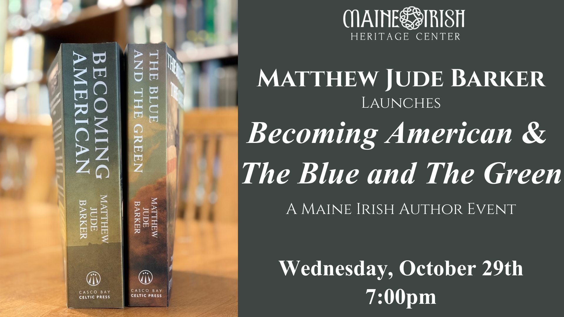 Mat Barker Book Launch